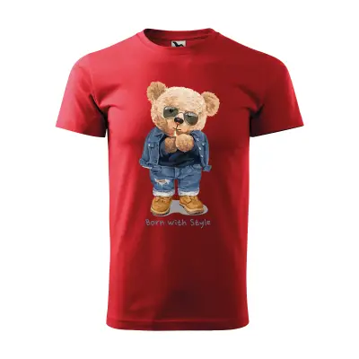 Malfini Tricou Barbat Rosu Teddy Born with style