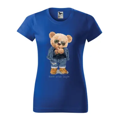 Malfini Tricou Dama Albastru regal Teddy Born with style
