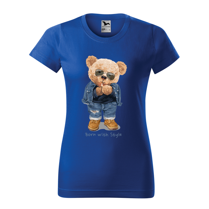 Malfini Tricou Dama Albastru regal Teddy Born with style
