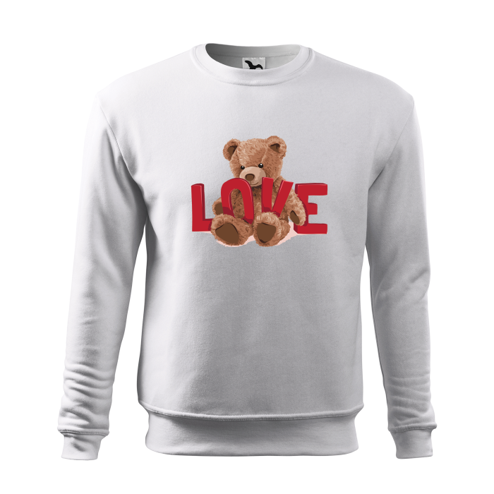 Malfini Bluza Barbat Alb Love Teddy