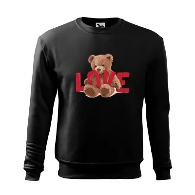Malfini Bluza Barbat Negru Love Teddy
