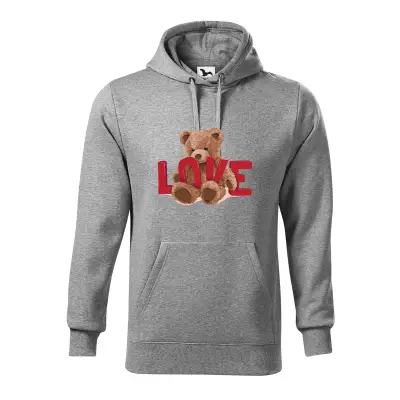 Malfini Hanorac Barbat Gri inchis Love Teddy