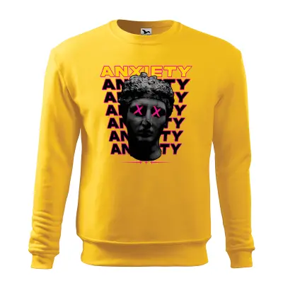 Malfini Bluza Barbat Galben Anxiety