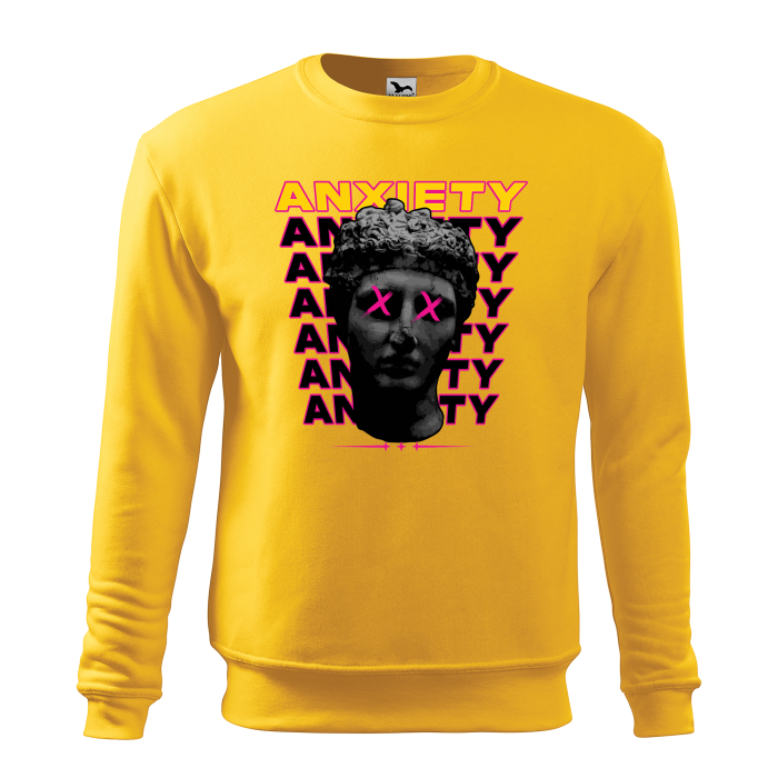 Malfini Bluza Barbat Galben Anxiety