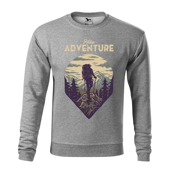 Malfini Bluza Barbat Gri inchis Hike Adventure