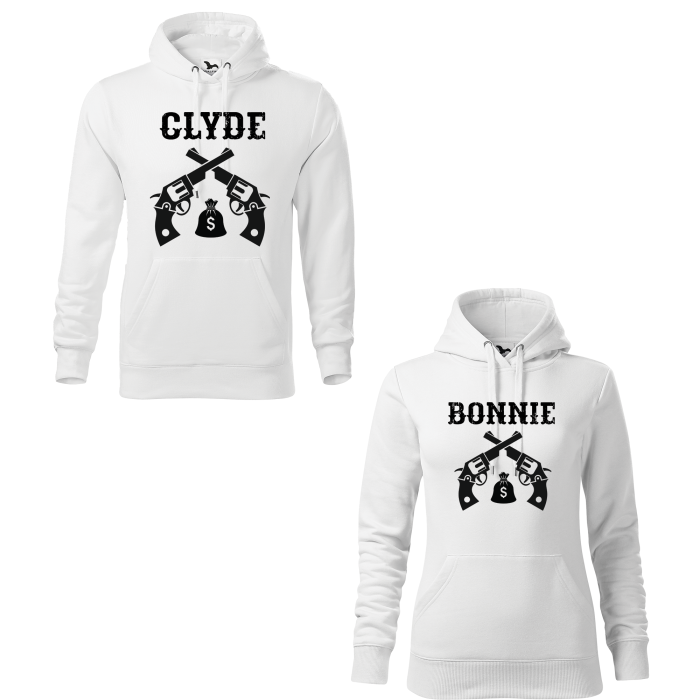 Malfini Hanorac Cuplu Alb Bonnie/Clyde