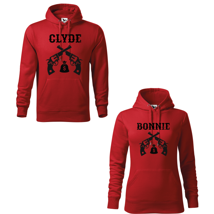 Malfini Hanorac Cuplu Rosu Bonnie/Clyde