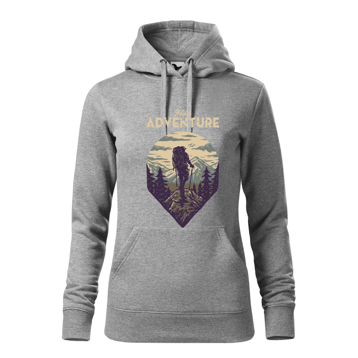 Malfini Hanorac Dama Gri inchis Hike Adventure