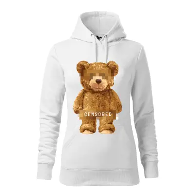 Malfini Hanorac Dama Alb Censored Teddy