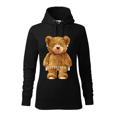 Malfini Hanorac Dama Negru Censored Teddy