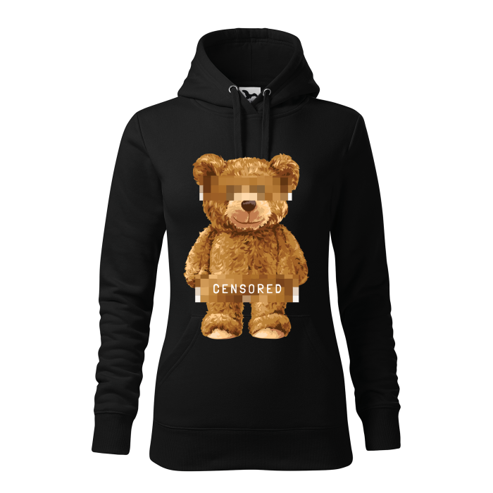 Malfini Hanorac Dama Negru Censored Teddy