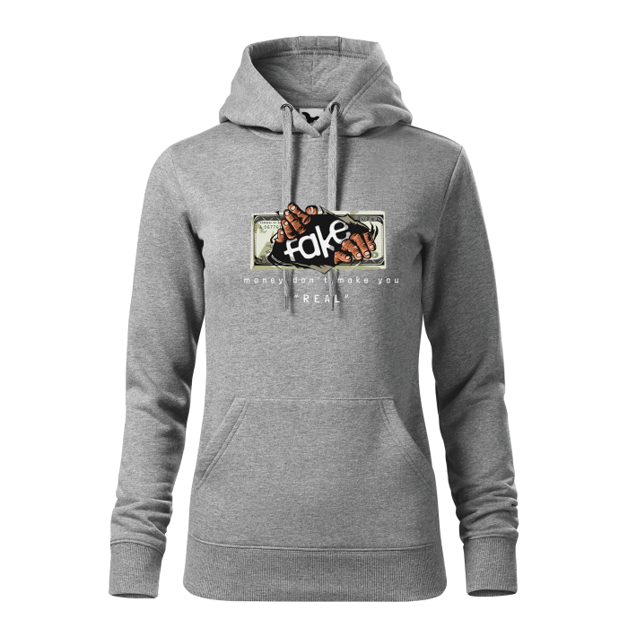 Malfini Hanorac Dama Gri inchis Fake money