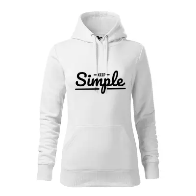 Malfini Hanorac Dama Alb Keep simple