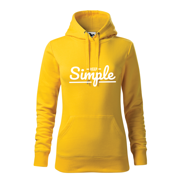 Malfini Hanorac Dama Galben Keep simple