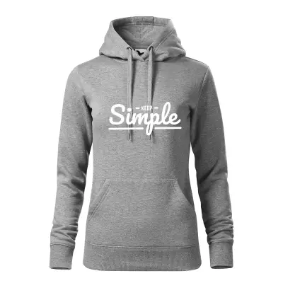 Malfini Hanorac Dama Gri inchis Keep simple