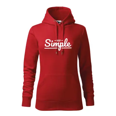 Malfini Hanorac Dama Rosu Keep simple