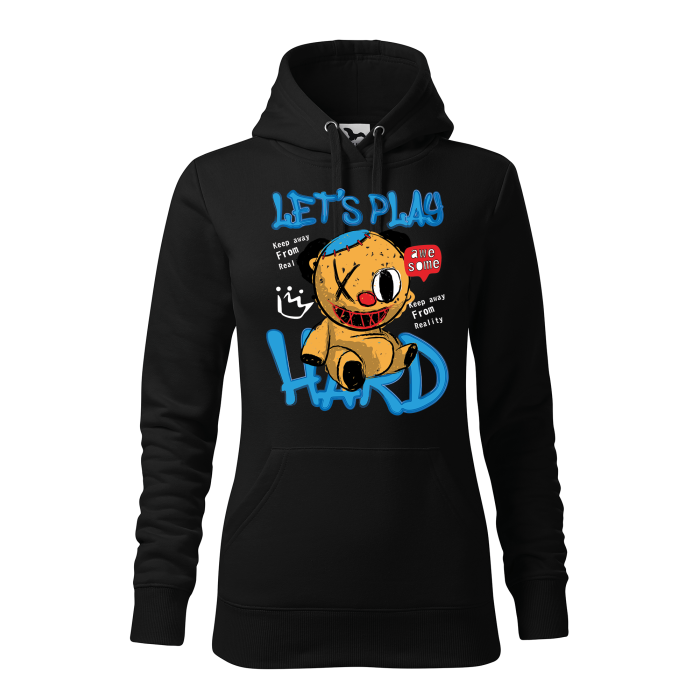 Malfini Hanorac Dama Negru Let`s play hard