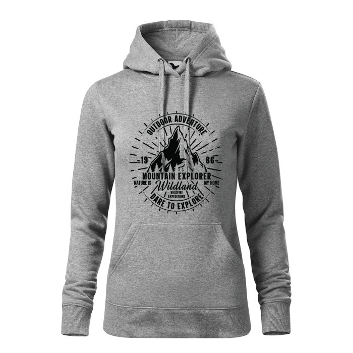 Malfini Hanorac Dama Gri inchis Mountain Explorer