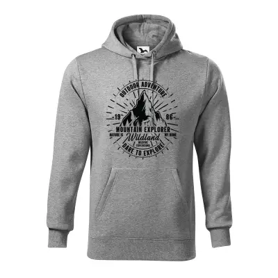 Malfini Hanorac Barbat Gri inchis Mountain Explorer