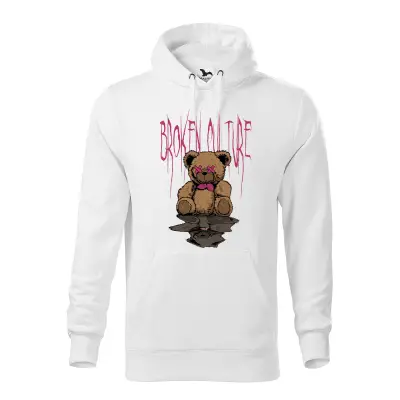 Malfini Hanorac Barbat Alb Teddy Broken culture