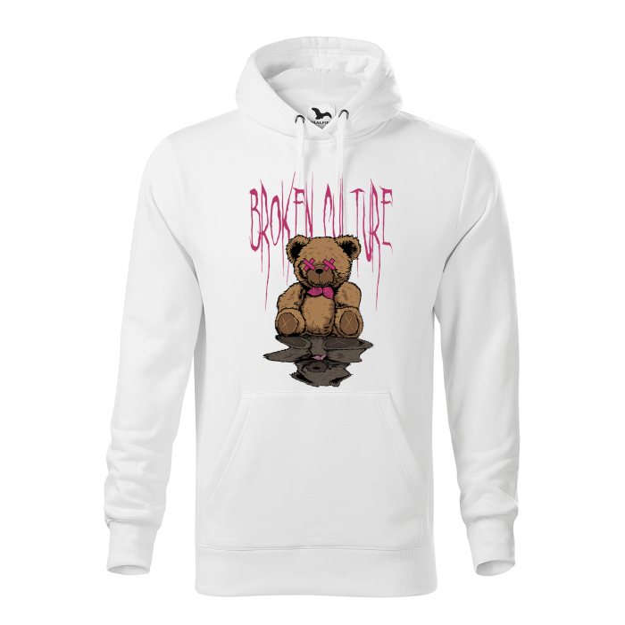 Malfini Hanorac Barbat Alb Teddy Broken culture