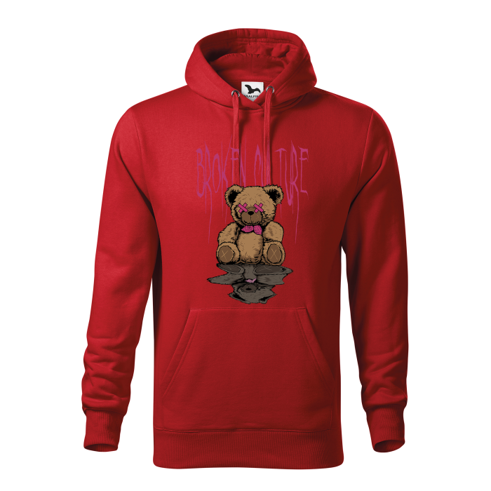Malfini Hanorac Barbat Rosu Teddy Broken culture