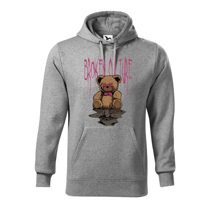 Malfini Hanorac Barbat Gri inchis Teddy Broken culture
