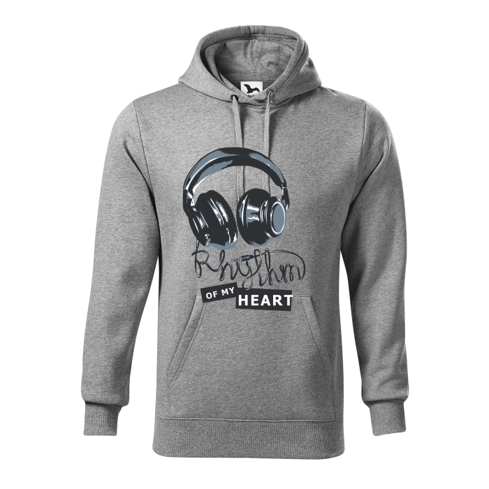 Malfini Hanorac Barbat Gri inchis Rhythm of my heart Malfini Hanorac Barbat Gri inchis Rhythm of my heart