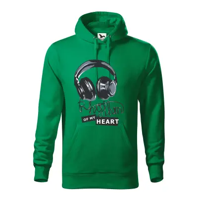 Malfini Hanorac Barbat Verde Rhythm of my heart