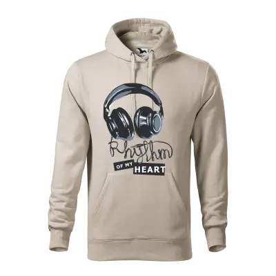 Malfini Hanorac Barbat Gri ice Rhythm of my heart