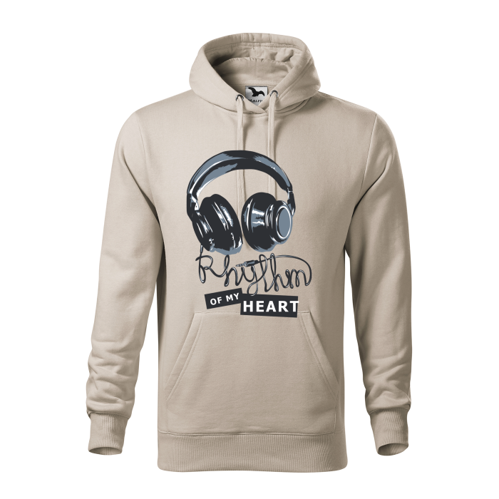 Malfini Hanorac Barbat Gri ice Rhythm of my heart