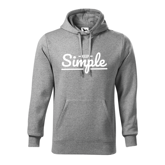 Malfini Hanorac Barbat Gri inchis Keep simple