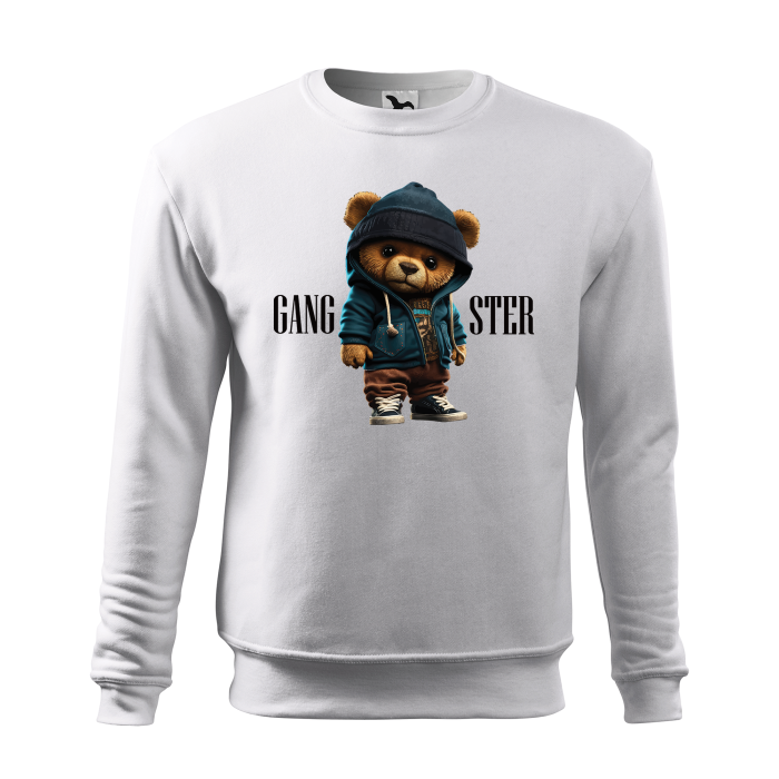 Malfini Bluza Barbat Alb Teddy Gangster