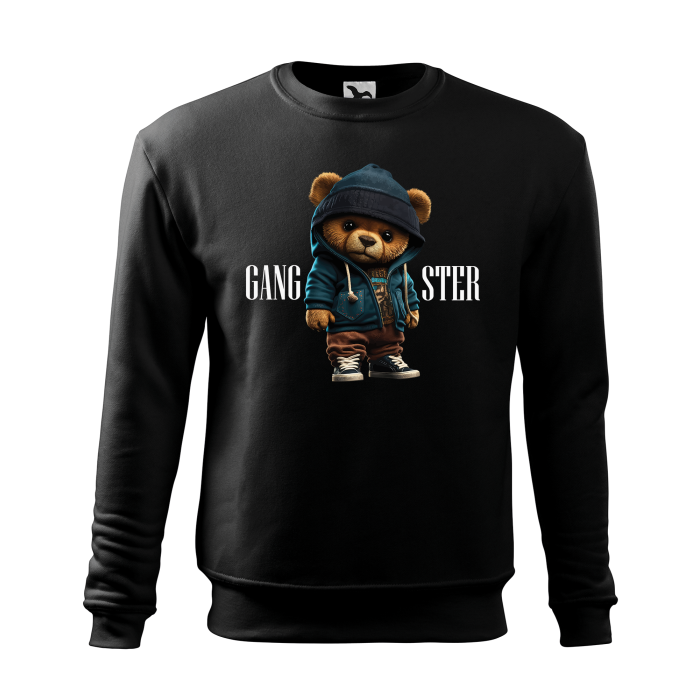 Malfini Bluza Barbat Negru Teddy Gangster