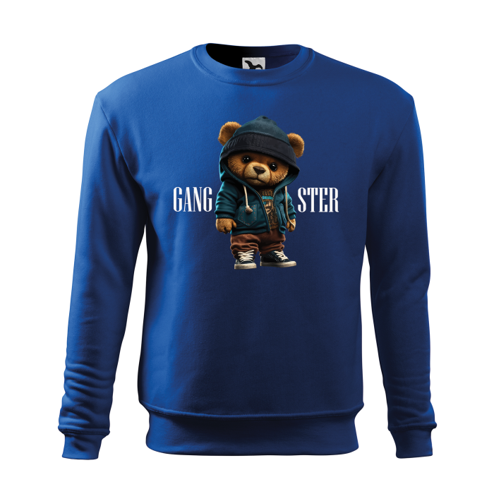 Malfini Bluza Barbat Albastru regal Teddy Gangster