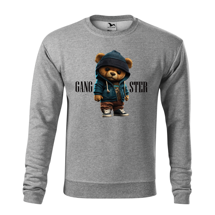 Malfini Bluza Barbat Gri inchis Teddy Gangster