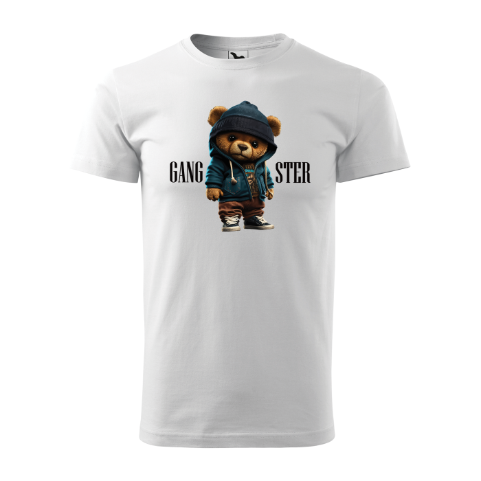 Malfini Tricou Barbat Alb Teddy Gangster