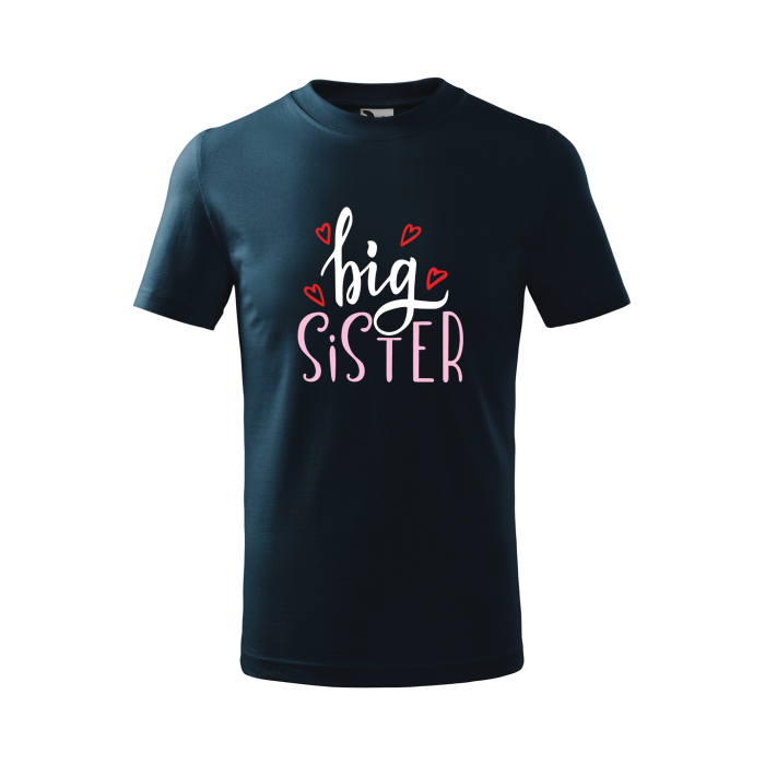 Malfini Tricou Copii Bleumarine Big Sister/Brother
