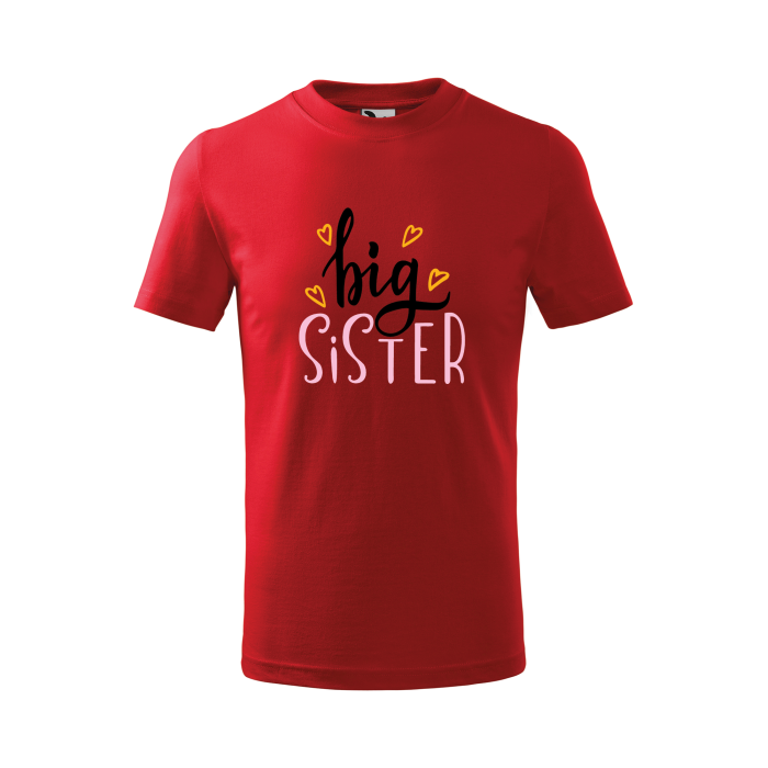 Malfini Tricou Copii Rosu Big Sister/Brother