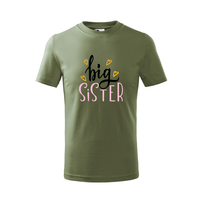 Malfini Tricou Copii Verde kaki Big Sister/Brother