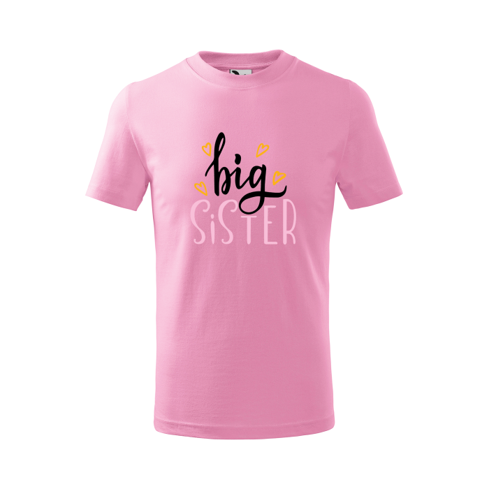 Malfini Tricou Copii Roz Big Sister/Brother