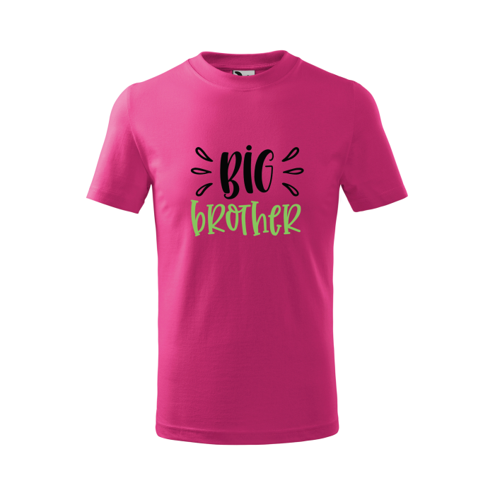 Malfini Tricou Copii Roz zmeura Big Sister/Brother