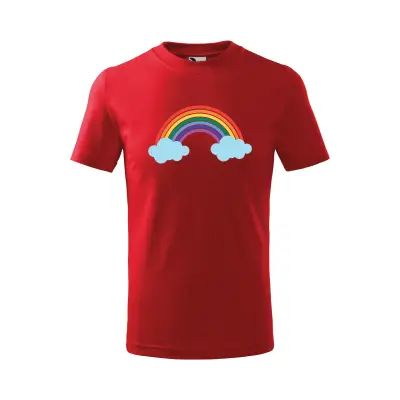 Malfini Tricou Copii Rosu Curcubeu
