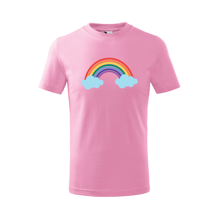 Malfini Tricou Copii Roz Curcubeu