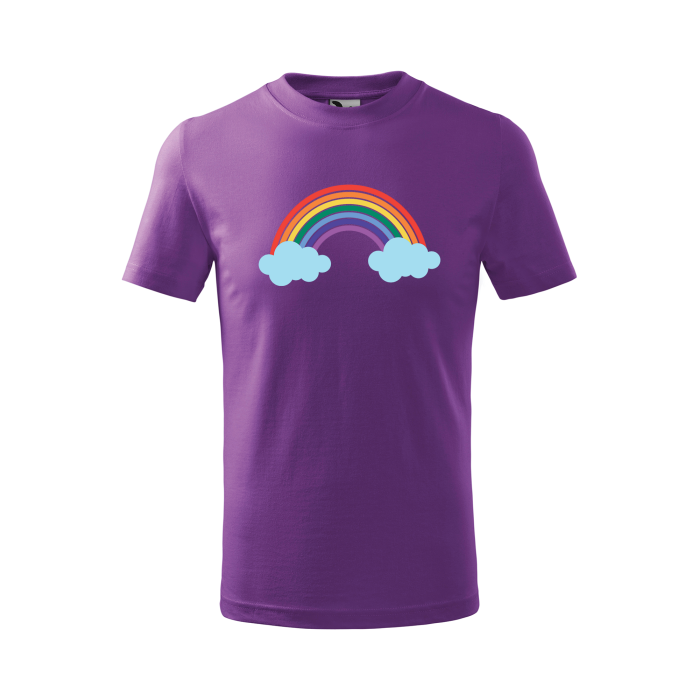 Malfini Tricou Copii Violet Curcubeu