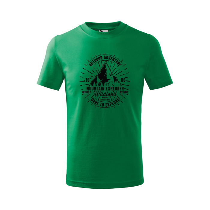 Malfini Tricou Copii Verde Mountain Explorer