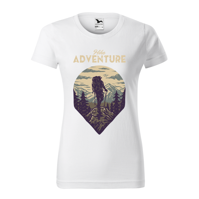 Malfini Tricou Dama Alb Hike Adventure