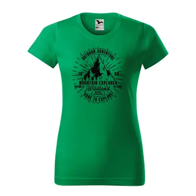 Malfini Tricou Dama Verde Mountain Explorer