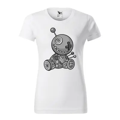 Malfini Tricou Dama Alb Urs Voodoo