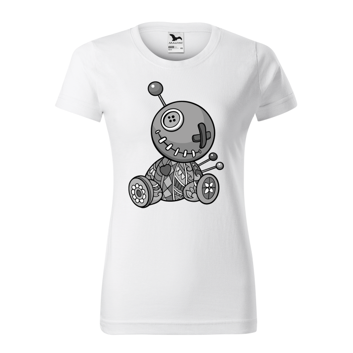 Malfini Tricou Dama Alb Urs Voodoo